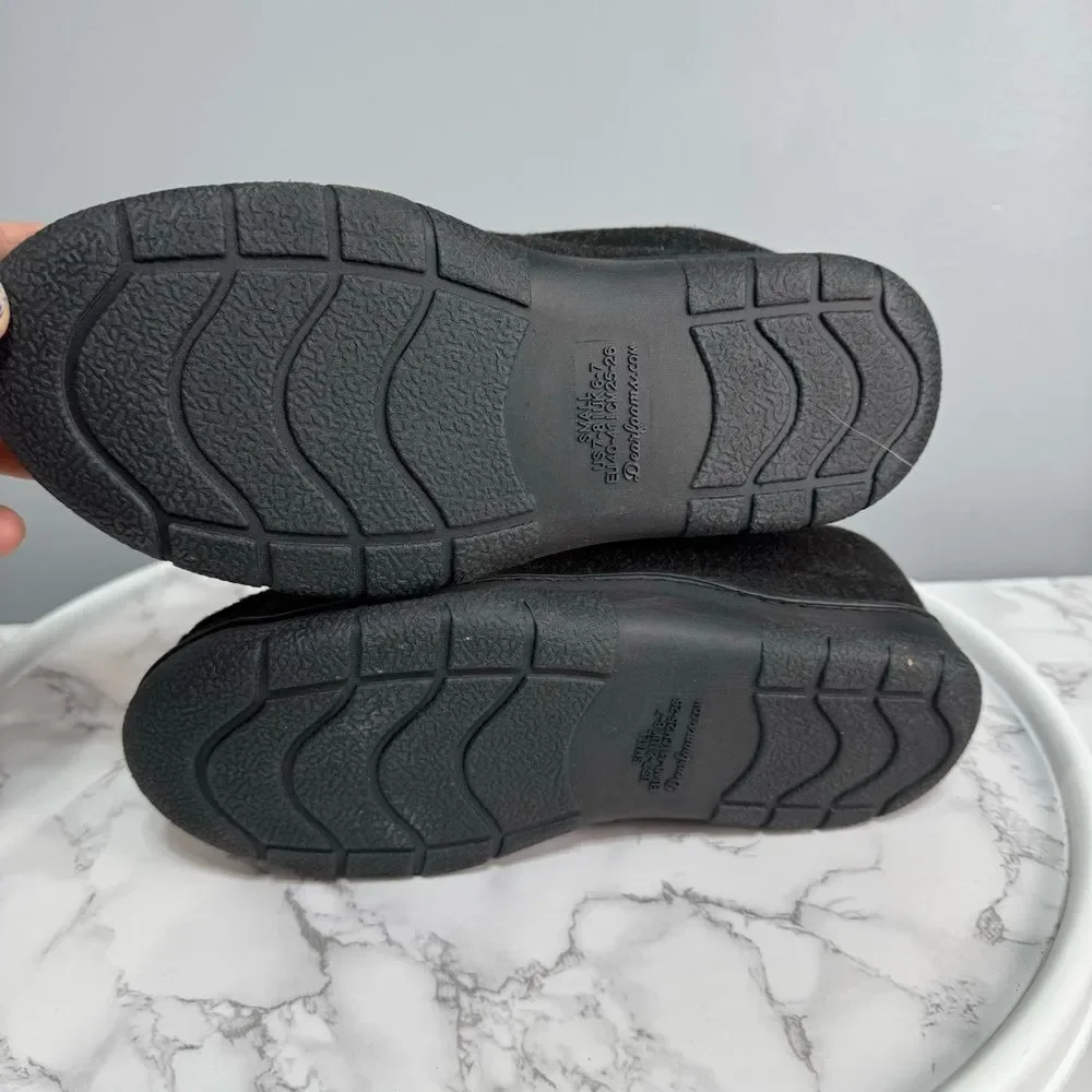Dearfoams Men’s Slippers sz S 7/8 ndoor/Outdoor Memory Foam Clog NEW O-29